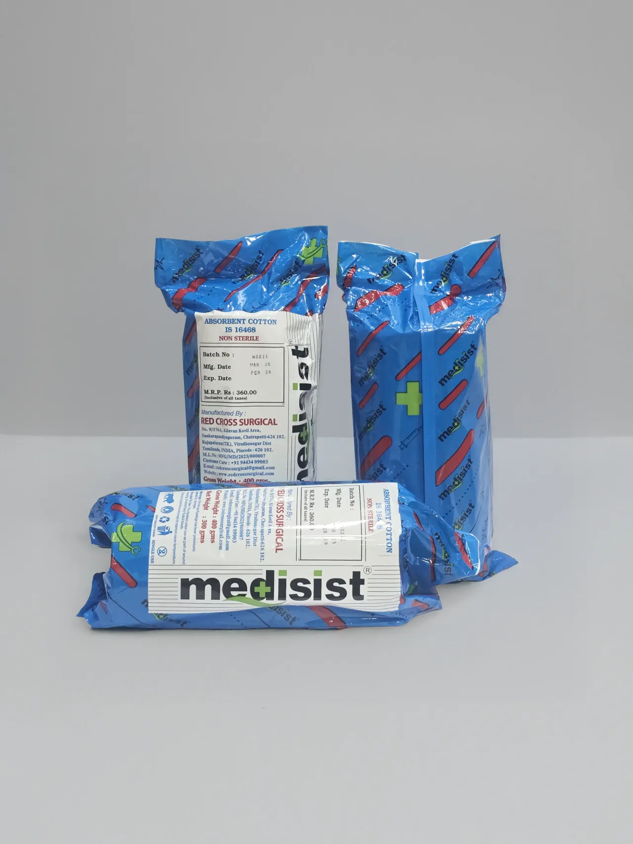 Absorbent Cotton Wool by Medisist